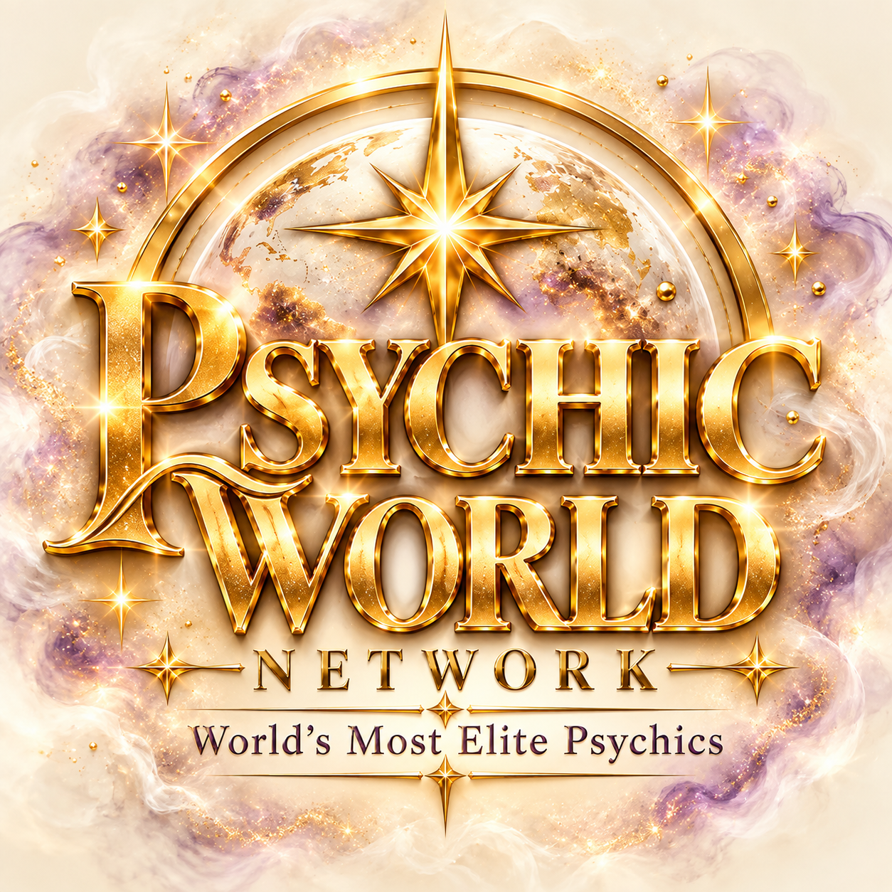 Psychic World Network logo – World’s Most Elite Psychics